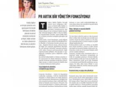 İpek Özgüden Özen: PR Artık Bir Yönetim Fonksiyonu / Marketing Türkiye Ocak 2026